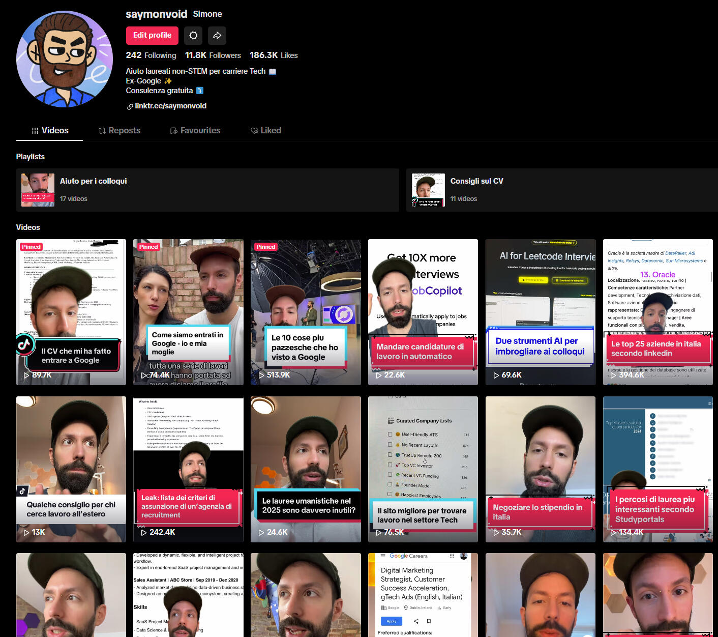 TikTok Channel - Bite-sized tech career coaching for non-STEM grads. Follow for quick tips, real-world insights, and a community that’s changing the game.
